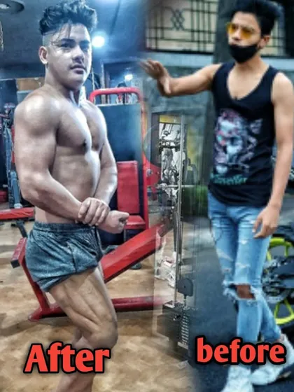 In just four months, my student achieved this natural transformation. He went from a slim frame to building impressive muscle mass and definition. It's a testament to consistent training and a proper bulking diet.