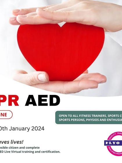 CPR saves lives. We offer a CPR AED live virtual training and certification course, open to all fitness trainers, sports coaches, and enthusiasts who want to be prepared for emergencies.