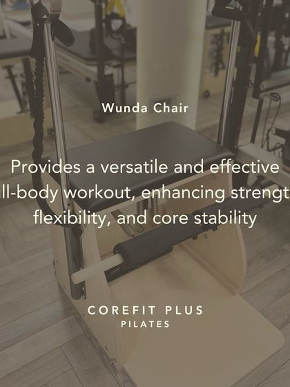 The Wunda Chair provides a versatile and effective full body workout. Its spring based resistance is perfect for enhancing strength and core stability.