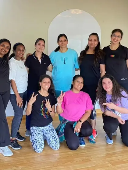 The happy faces after a successful Zumba workshop. This picture captures the essence of our community: supportive, energetic, and always ready for a group photo.