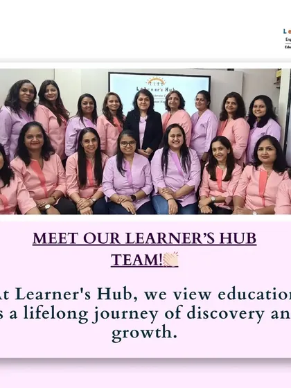 I want you to meet the incredible team of educators at Learner's Hub. We are a group of passionate women who view education as a lifelong journey, and together we create a supportive environment for our students and their families.