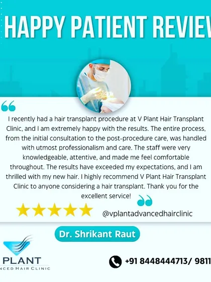 The words of our happy clients mean the world to us. Dr. Shrikant Raut shares his experience, noting our professionalism, the comfortable process, and results that exceeded his expectations.