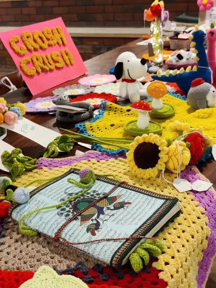 Photos from my first exhibition. It was amazing to see my creations all displayed together and meet so many lovely people.