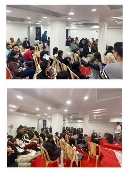 The audience at our First Music Recital, showing the strong support from our community.