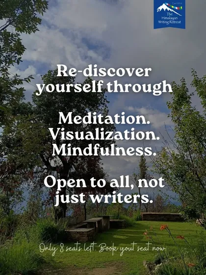 You don't need to be a writer to join. Our program is open to all and incorporates meditation, visualization, and mindfulness techniques to help you rediscover yourself.