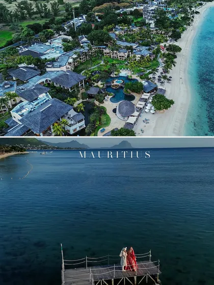 I travel with you to the ends of the earth to find the perfect canvas for your love. Here, against the azure waters and volcanic peaks of Mauritius, the story of a lifetime begins. My drone cinematography captures not just the view, but the feeling of being on top of the world together.
