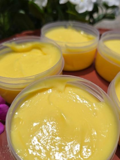 A detailed shot of the Cleansing Milk's texture. It's more like a cleansing cream, designed to be effective yet gentle on the skin.