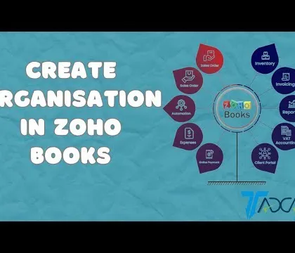 A step-by-step guide on how to create and set up a new organization in Zoho Books, perfect for beginners.