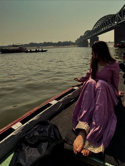 Kashi is a feeling. Sitting on a boat in the Ganga, watching the world go by, is a truly meditative experience.
