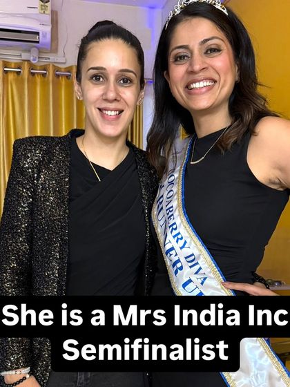 Here is Amrruta, a Mrs. India Inc. Semifinalist, standing proudly. Her physical transformation was the catalyst that gave her the confidence to step onto a national stage.