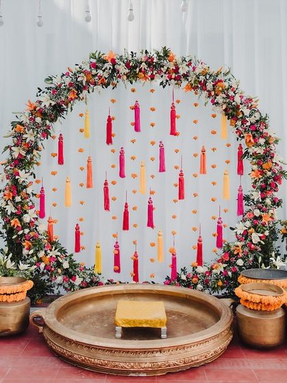 The Tales of Tradition - Wedding Planning & Design Sun-Kissed Haldi Ceremonies photo 78