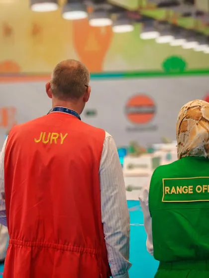 Behind every successful event is a team of dedicated officials. Here, a Jury member and Range Officer at the FISU Championship ensure that every rule is followed, reflecting our commitment to professionalism.