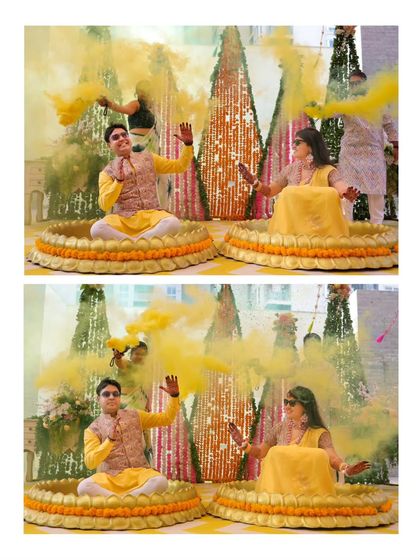 Vibrant Rituals: Haldi & Mehndi photo 25