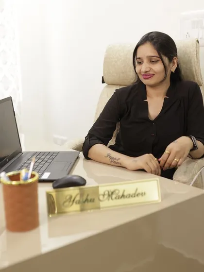 I'm Yashu, the owner and lead artist here. My passion is helping you feel confident and beautiful, whether it's for your wedding day or a special night out. Let's create your perfect look together.