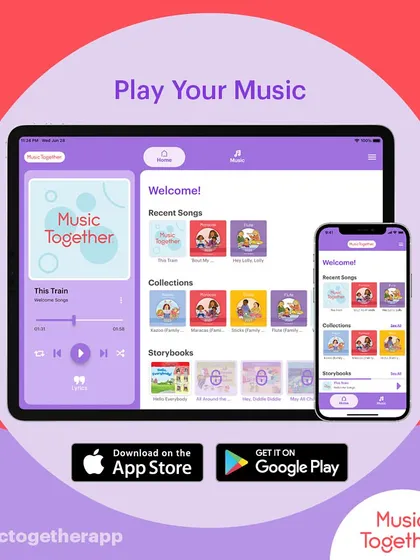 All the music from every collection you've joined is available right on your phone or tablet. You can easily access our award-winning songs anytime, anywhere.