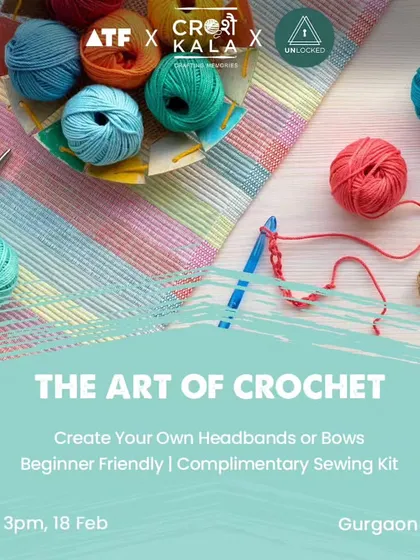 I love collaborating with fun spaces like Unlocked in Gurgaon to host my workshops. In this session, participants learned to make their own chic bows and headbands, perfect for the winter season.