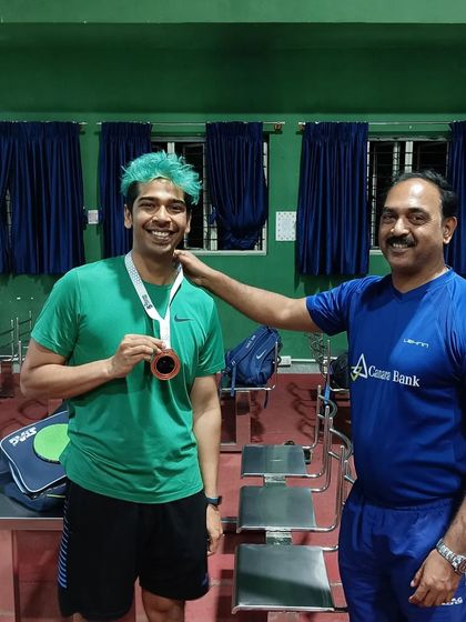 BNM Table Tennis Academy - High Performance Table Tennis Training International Stage: Representing India photo 12