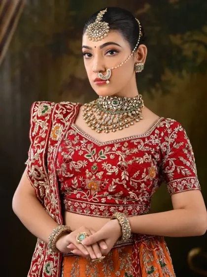 Surabhi's Makeup Studio & Academy - Professional Makeup & Hairstyling Courses Student Portfolios: Modern & Reception Glam photo 9