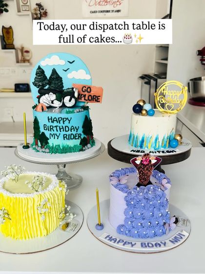 When my dispatch table is full, my heart is even fuller. A look at some of today's creations ready to go to their celebrations.