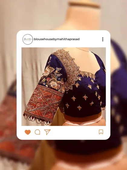 Blouse House by Mahitha Prasad - Custom Blouse Design & Embroidery The Katha Collection: Stories in Silk photo 17