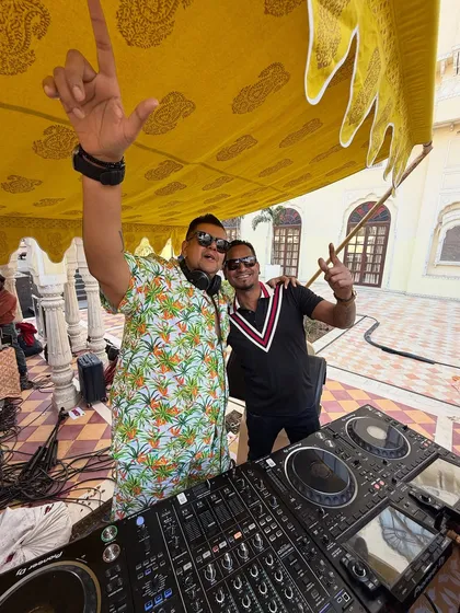 Posing with a team member. It's the brotherhood and teamwork that make these events successful.