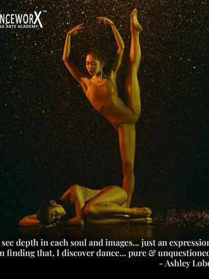 "I see depth in each soul and images... just an expression. In finding that, I discover dance... pure & unquestioned." This quote from Ashley Lobo reflects our focus on dance as a form of pure expression that comes from a place of deep inner discovery.