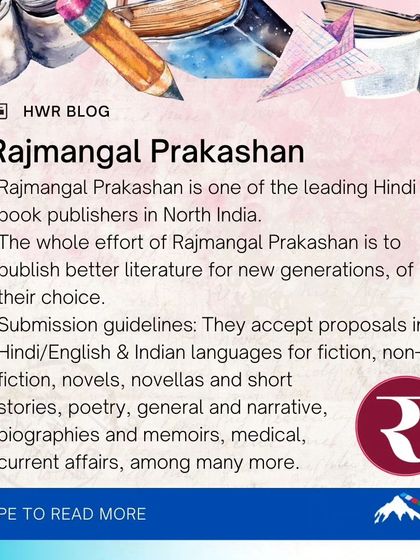 Rajmangal Prakashan is a leading Hindi book publisher in North India, accepting a wide range of genres from fiction and poetry to biographies and current affairs.