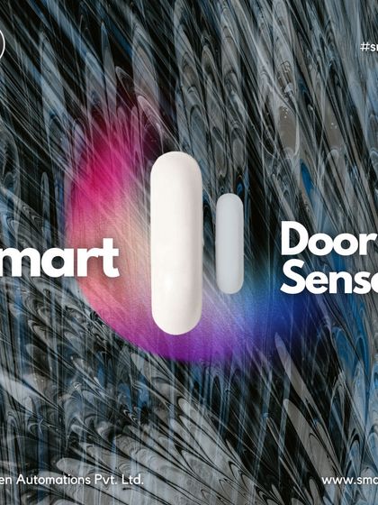 My smart door sensor is a small device with a big impact. It can trigger other smart devices and send you notifications, adding a layer of magic and security to your home.