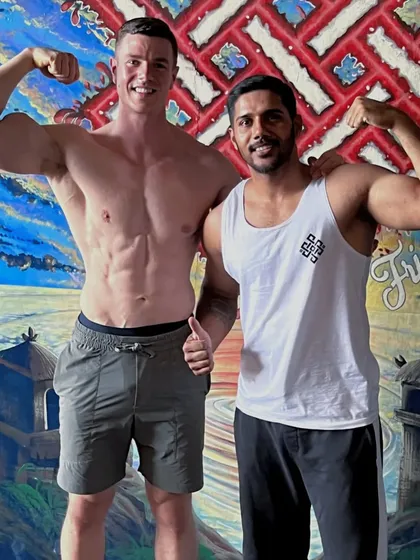 Another picture with Daniel. It was great to connect with him.