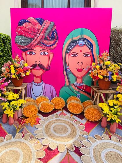 Decor by Aditya - Event Design & Decoration Vibrant Haldi & Mehendi Ceremonies photo 82