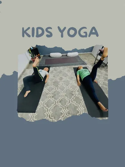 A glimpse into a home session with two of my students. We are working on core strength and flexibility with these leg raises, an essential part of building a strong foundation for more complex asanas.