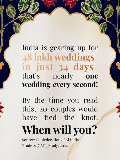 With nearly one wedding every second during peak season, it's easy to feel pressured. My answer to "When will you?" is "When it's right for you."