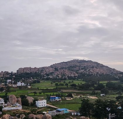 The rocky hills of Anthargange as seen during the day, showcasing the unique terrain you'll explore on this trek.