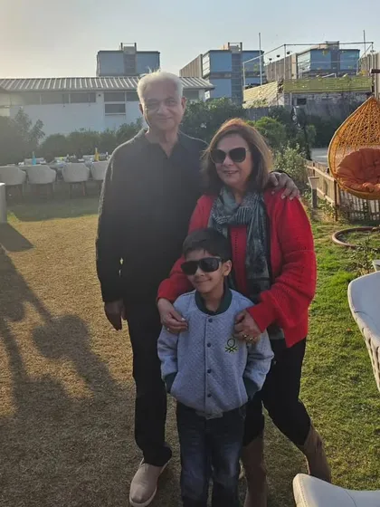 Three generations enjoying a sunny day at our facility. We are proud to be a destination for family outings and creating special moments.
