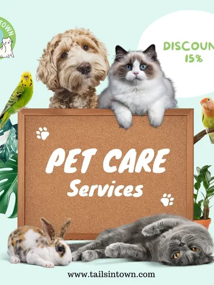 We believe every pet deserves the best care, whether they have fur or feathers. Our comprehensive pet care services are designed for a variety of animals, ensuring they are happy and healthy. Take advantage of our 15% discount and let us pamper your beloved companion.