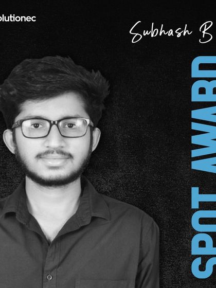 Subhash B N is a winner of the 2023 "Spot Award." His exceptional efforts and commitment have made a significant impact.