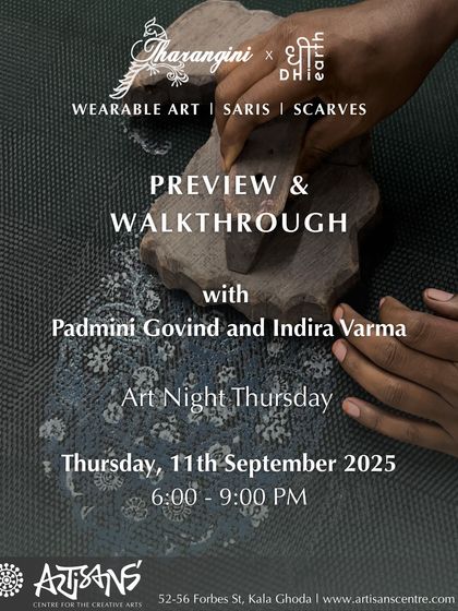 Scenes from our exhibition openings, where we celebrate our collaborations and share the stories behind the textiles. These events bring together artisans, designers, curators, and the community in a celebration of craft.