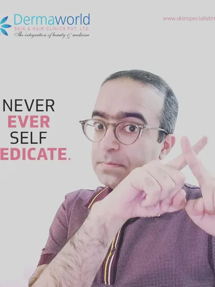 I cannot stress this enough: never self-medicate. Using creams or medications without a dermatologist's prescription can lead to severe skin reactions, including redness, burning, and even permanent darkening of the skin.