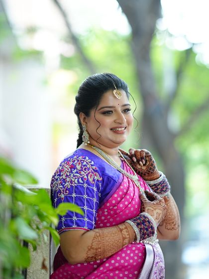 Himabindu - Bridal Makeup Engagement & Reception Glam photo 13