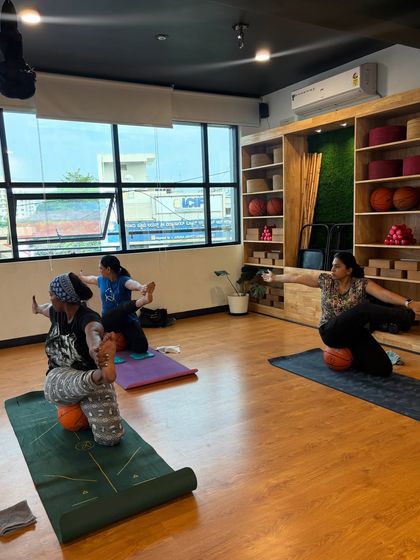 Hamsa Yoga - Group Yoga Classes Yoga with Props: Deepen Your Practice photo 40