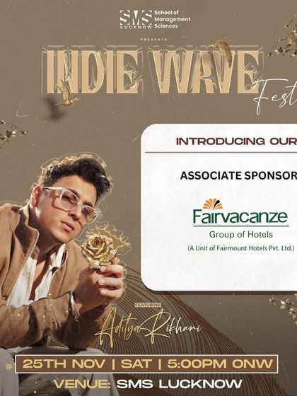 This graphic announces Fairvacanze Group of Hotels as an associate sponsor. I manage a tiered sponsorship structure, from powered by to associate partners.