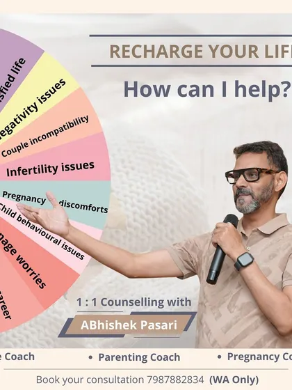 This wheel represents the many areas of life where I can help you find clarity and direction. Whether you are dealing with anxiety, relationship incompatibility, infertility issues, or teenage worries, my 1:1 counselling sessions are designed to provide practical solutions and help you recharge your life.