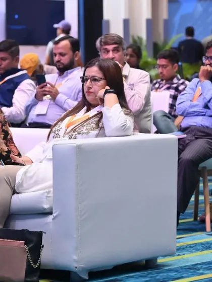 The audience listens intently during one of the many conference sessions. We provide a platform for learning and professional development alongside the exhibition.
