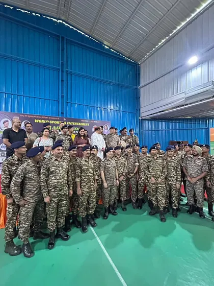 Standing with the brave jawans of the CRPF. It is a privilege to provide our physiotherapy services to the armed forces, helping them stay fit and ready for duty. Service is at the core of what we do.