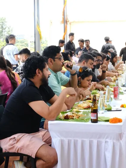 An Onam Sadhya is more than just food; it's a full experience. I love seeing guests relax, eat, and connect with each other during the feasts I cater.