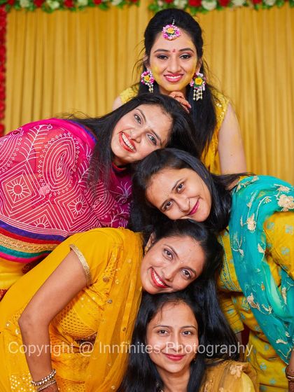 Innfinites Photography - Pre-Wedding Event Coverage Vibrant Haldi Ceremonies photo 7