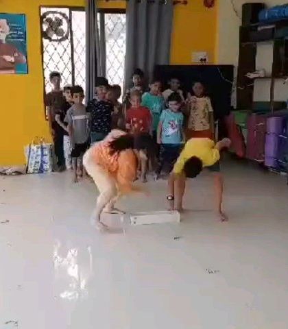 Laughter and energy fill the room during one of our fun-filled group games. We believe in active play that encourages social interaction, teamwork, and pure, simple fun away from digital screens.