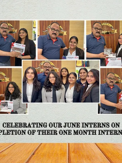 I believe in mentoring the next generation of legal minds. This collage celebrates the successful completion of our June internship program, where students from various universities gained hands-on experience in litigation and corporate law.