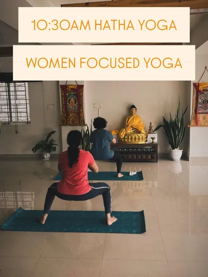 We offer a daily Hatha Yoga class specifically for women. This session provides a calm, supportive, and nourishing space for women of all fitness levels to connect with their practice and build foundational strength.