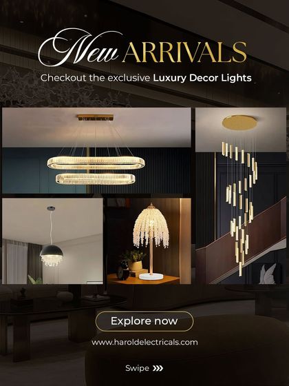 Explore my exclusive new arrivals of luxury decor lights. This collection features everything from modern crystal chandeliers to statement staircase fixtures.